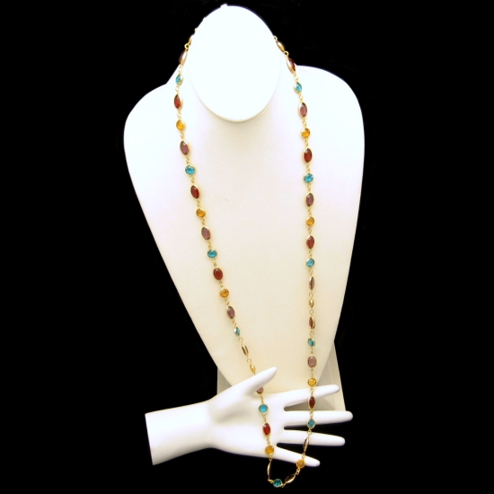 Swarovski Bezel Necklace