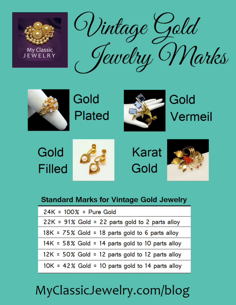 Vintage Gold Jewelry Vs